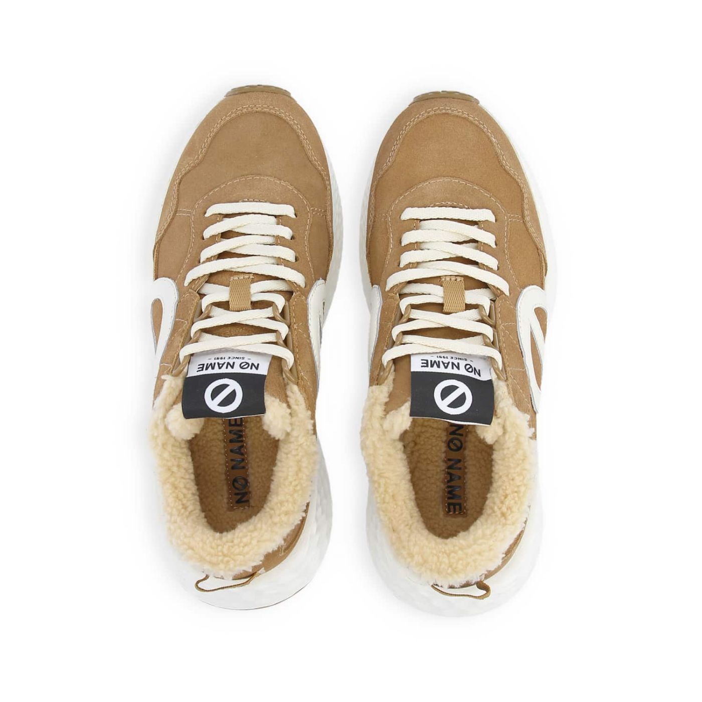 CARTER JOGGER  -  SUEDE COCOON  - NOCCIOLA/BIANCO SPORCO